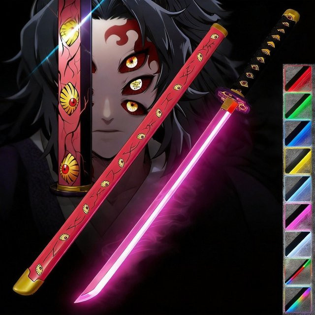 Bandai Demon Slayer Kokushibou Rauch-Holz-Katana, Cosplay-Requisite, Fantasy - Bild 1