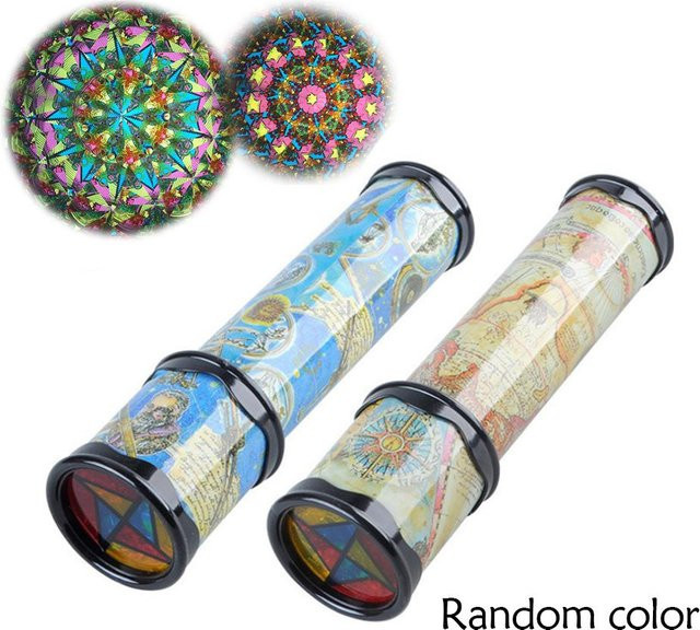 Binchi Outdoor Product Kaleidoskop, verstellbar, teleskopisch, rotierend, beige - Bild 1