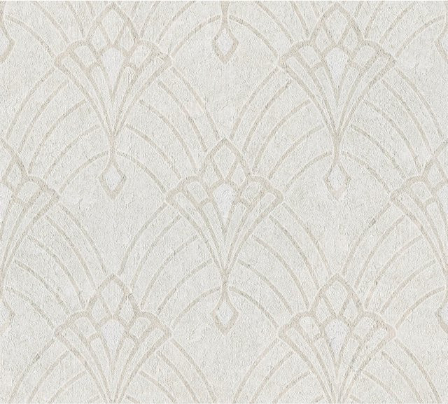 A.S. Création Vliestapete Ornament Orientalisch in Beige Creme mit floralem Art Nouveau Design - Bild 1