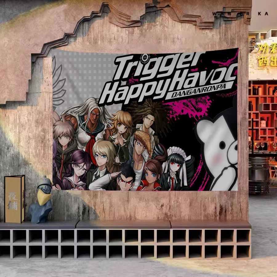Rastar Anime Danganronpa Wandbanner Textil Multicolor B: 70 cm, H: 50 cm - Bild 4