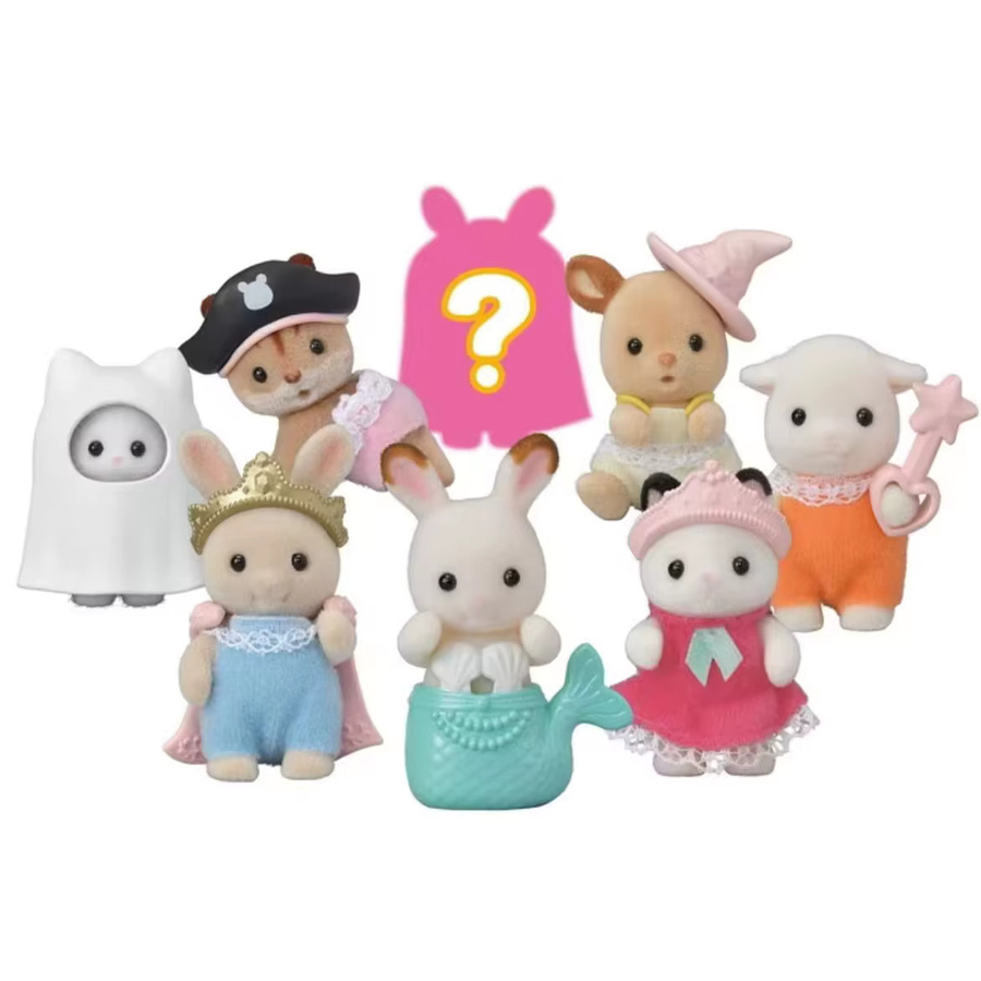 Sylvanian Families Make-up-Session Spielset mit Katze und Kaninchen in Schwarz - Bild 2