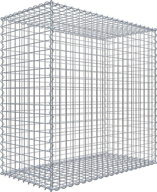 Gabiona Spiralgabione aus Stahl in Silbergrau, B/T/H: 100 x 50 x 100 cm - Bild 1