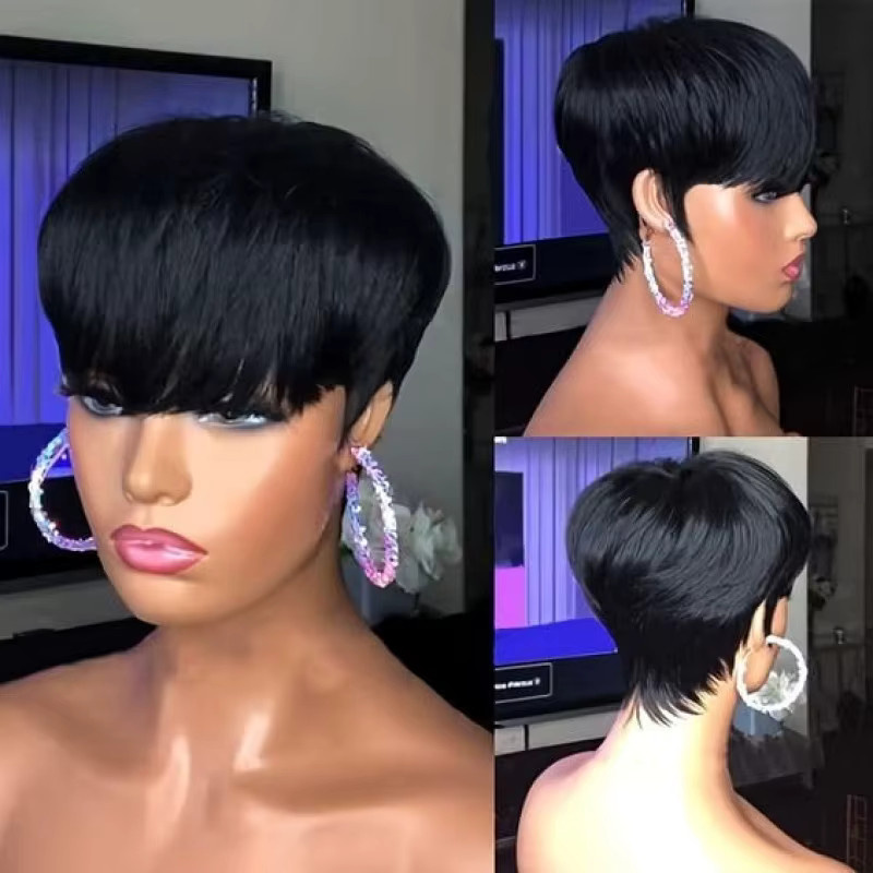Suri Hair Pixie-Schnitt-Perücke, schwarz, Damen - Bild 4