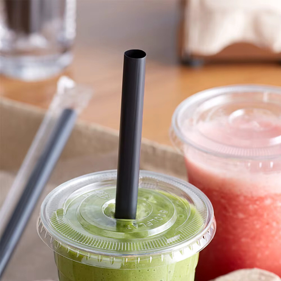 ZOMASOU Trinkhalme für Milchshakes und Bubble Tea in Schwarz und Blau - Bild 3