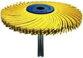 TYROLIT Radialschleif-Schaftbürste Typ TC in Rotbraun mit Durchmesser 76 mm und S6x40 mm Aufnahme - Bild 1