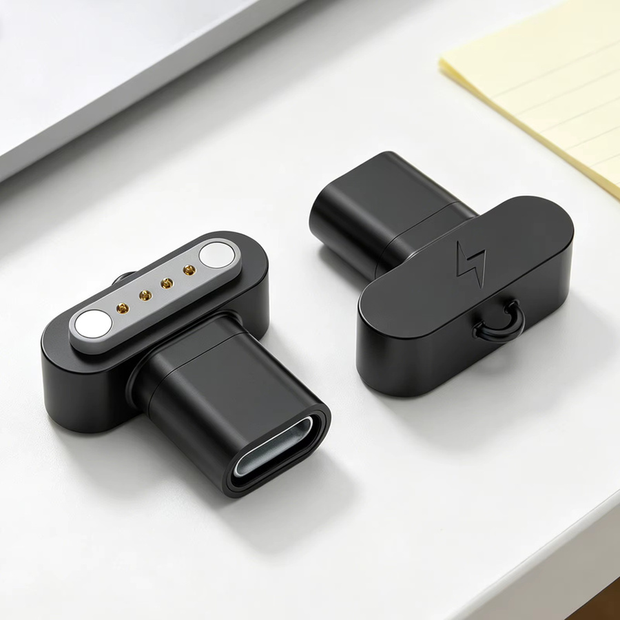 PLAUD USB-C-Adapter für PLAUD NOTE AI und PLAUD NOTE PRO AI Diktiergerät, 4-Pin Schnellladekabel-Konverter, Schwarz - Bild 5