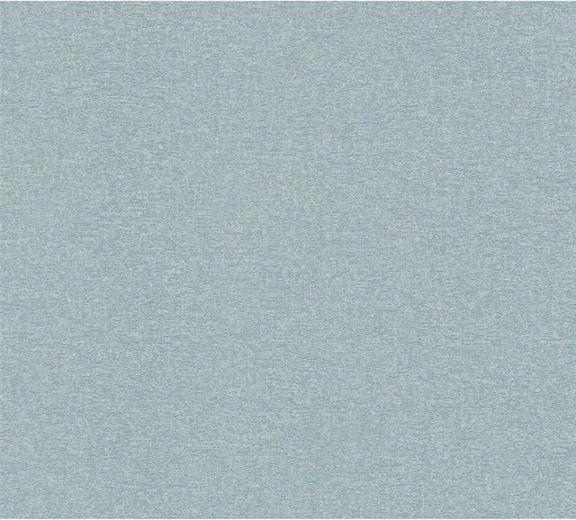 AS-Creation Vliestapete Uni Strukturtapete Matt Leicht Strukturiert in Blau und Türkis - Bild 1