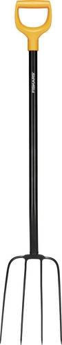 Fiskars Kompostgabel mit D-Griff in Gelb, Arbeitsbreite: 22 cm - Bild 1
