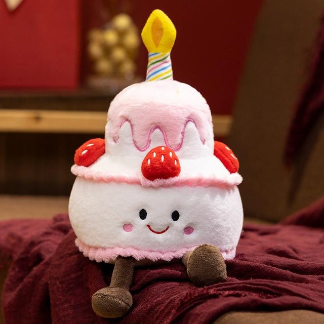 Yiran toy Erdbeerkuchen Plüschtier, Stofftier, Bunt / Mehrfarbig - Bild 1