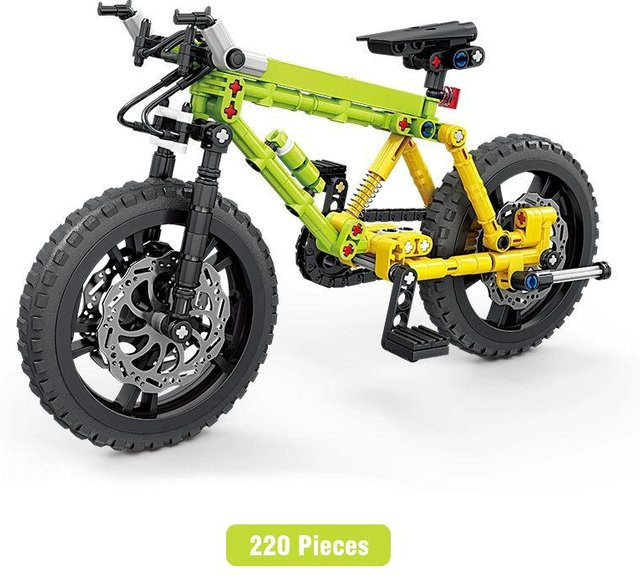Linyi toy car Fahrrad Bausteine Set, Mountainbike, ab 3 Jahre - Bild 1