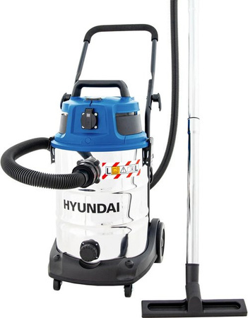 Hyundai Nass-Trockensauger VCWD1630E in Blau mit 1.600 W, HEPA-13-Filter, Schaumstofffilter und Nylon Vorfilter