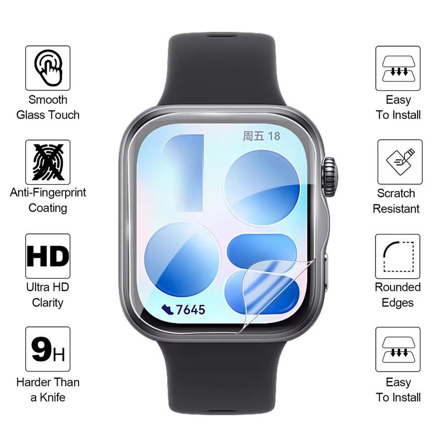 Displayschutzfolie Huawei Watch Fit 5, TPU, transparent - Bild 5