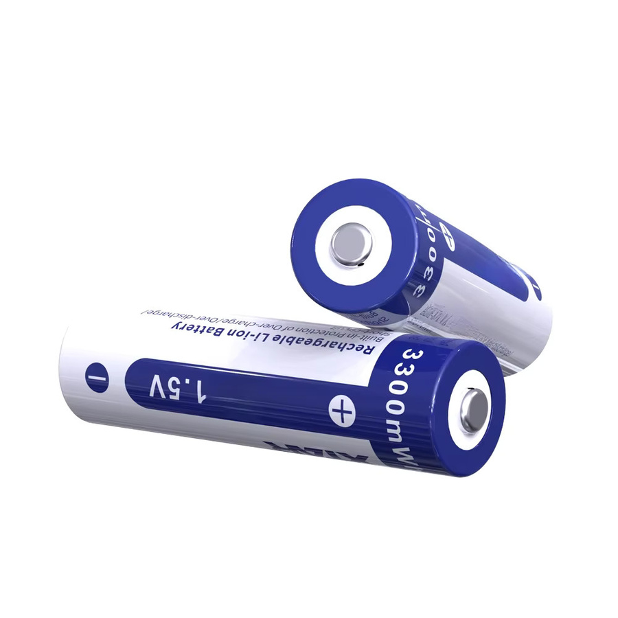 XTAR AA Li-Ionen Akku 1,5V 3300mWh wiederaufladbar in Blau - Bild 1