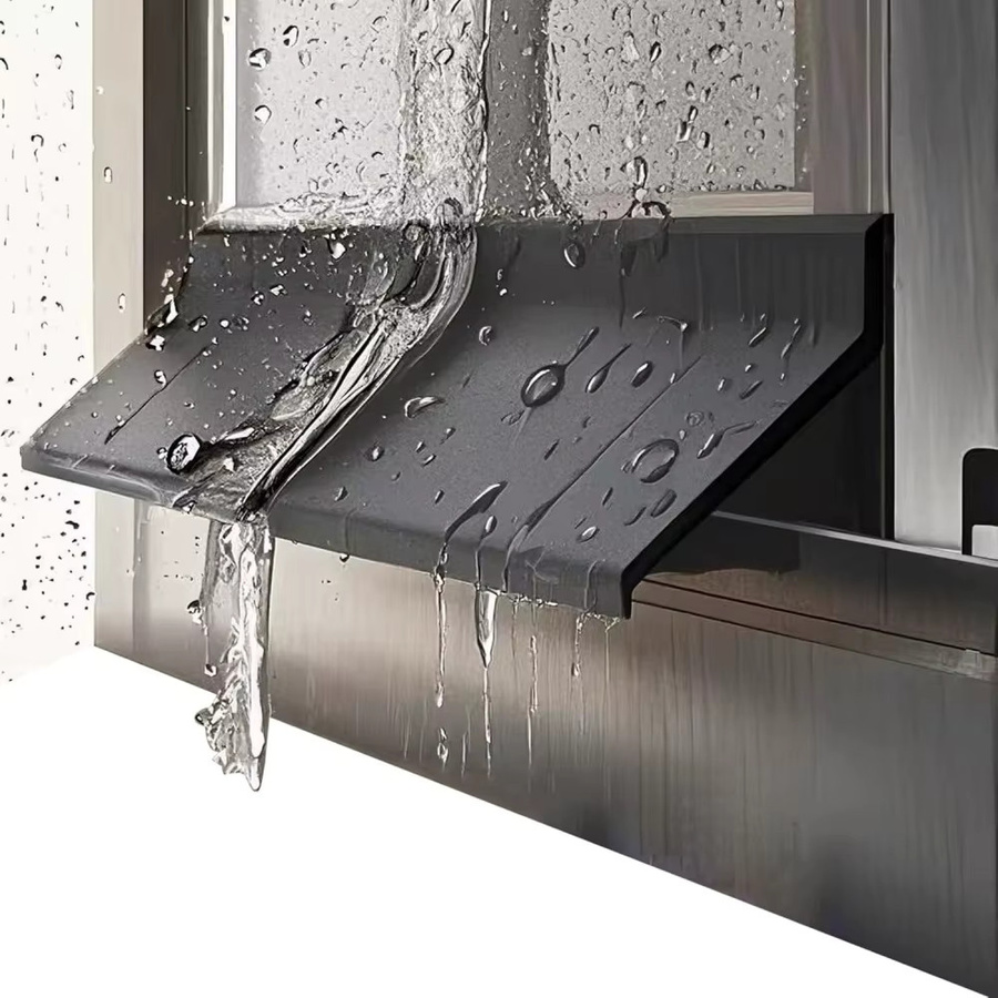 Regendichter Wasser-Rückfluss-Dichtungsstreifen für Schiebefenster, Schwarz, Breite: 5 cm - Bild 6