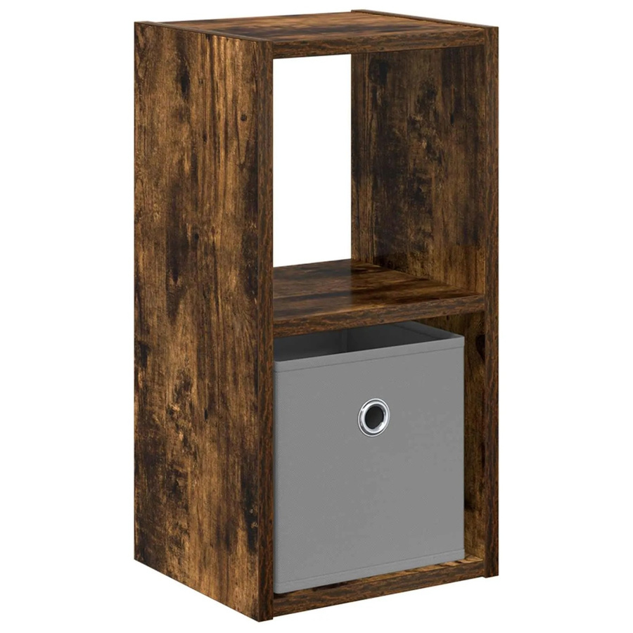 vidaXL Nachttisch in Geräucherte Eiche, modern, B/T/H: 25,5 x 22 x 49,5 cm - Bild 2