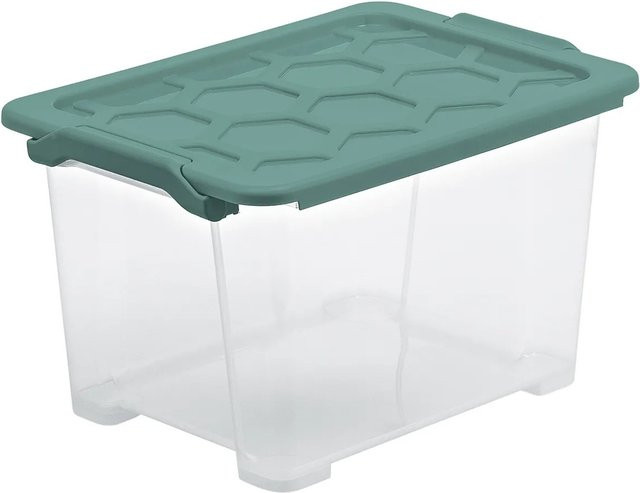 Rotho Box Evo Safe 15 Aufbewahrungsbox in Mistletoe Green - Bild 1