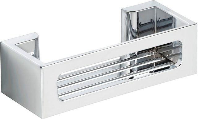 WENKO Turbo-Loc Badezimmerablage Bralia Wandablage für Dusche und Bad in Silber - Bild 1