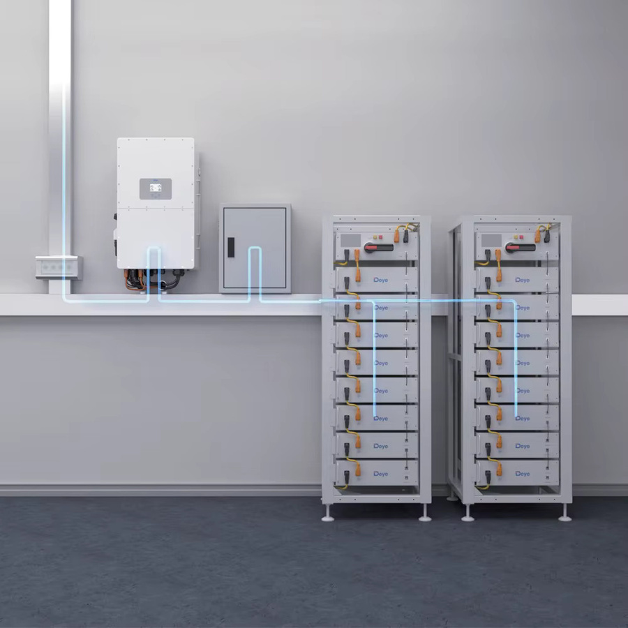 Deye LiFePO4-Batterie BOS-G Lithium-Batteriemodul 51,2 V 100 Ah in Weiß - Bild 3