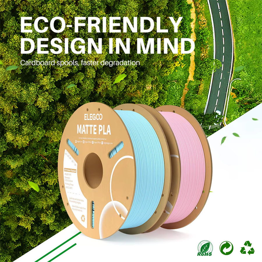 ELEGOO Mattes PLA-Filament 1,75mm in Lila für FDM-Drucker - Bild 4