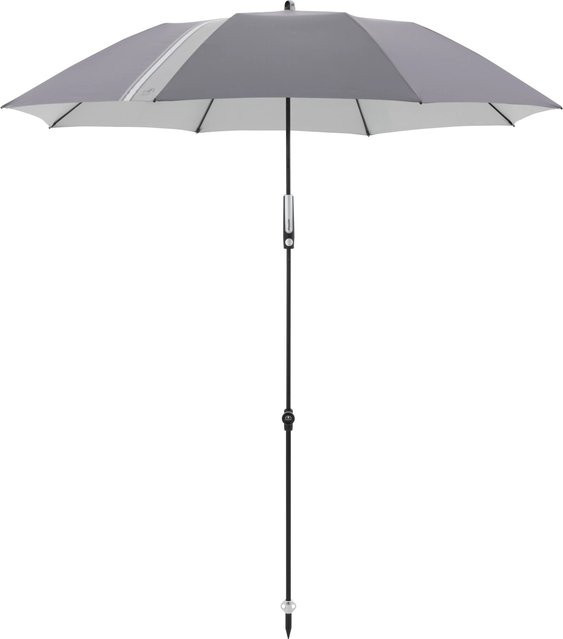 Doppler Sonnenschirm Expert Manual Multi Anthrazit Ø 160 cm mit Knickfunktion - Bild 1