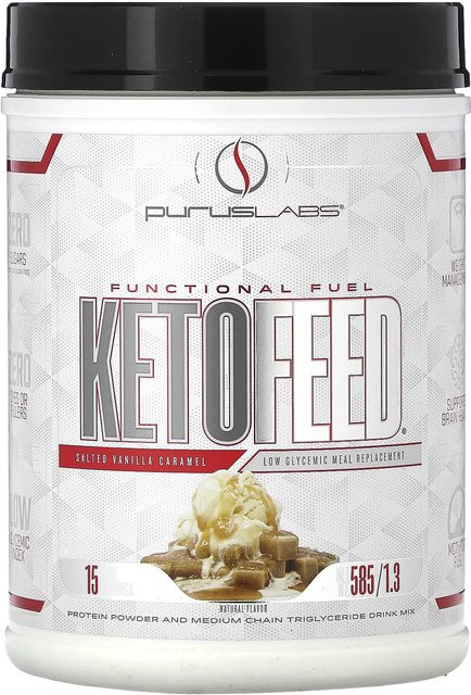 Purus Labs KetoFeed Gesalzenes Vanille-Karamell 585 g - Bild 1