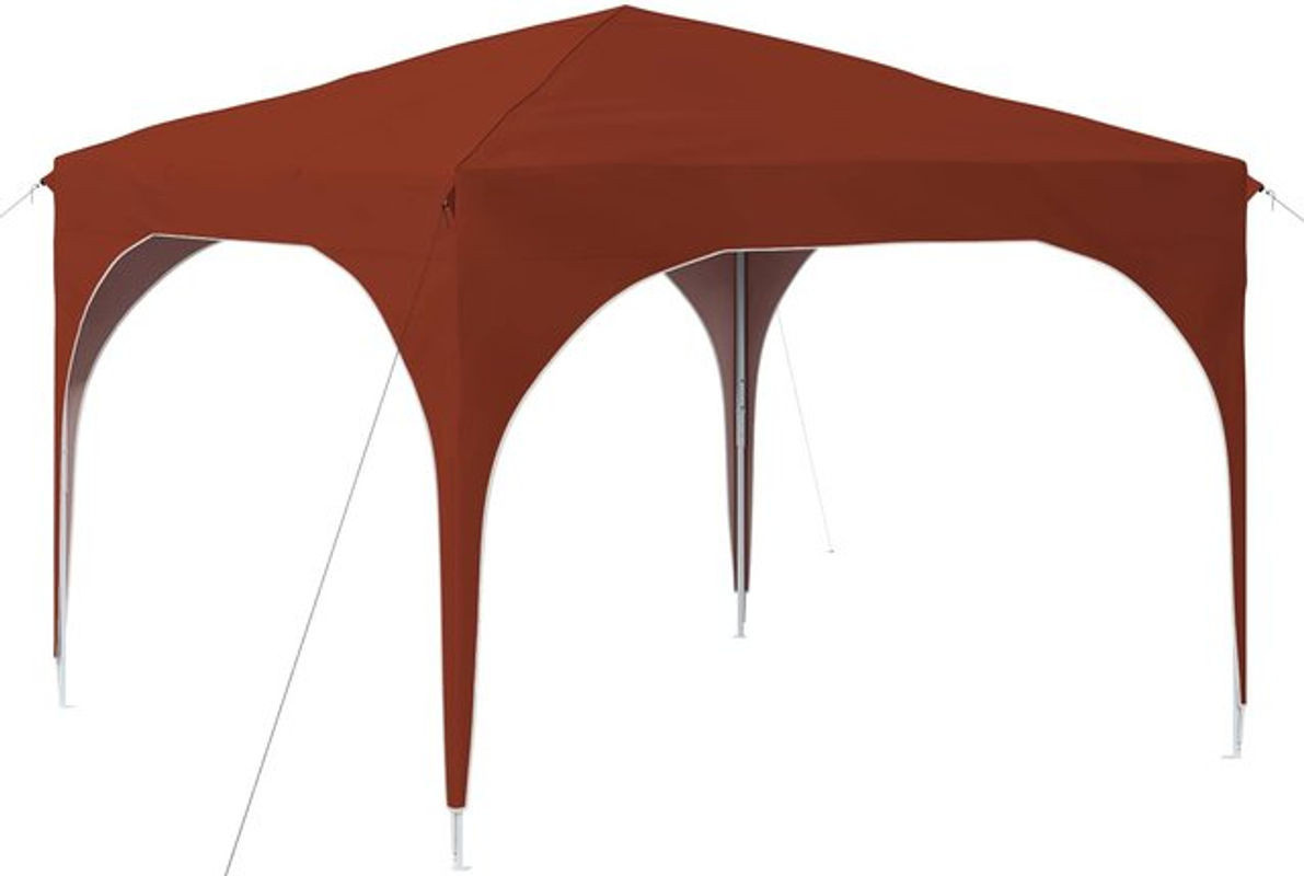 Pop-up Partyzelt vidaXL in Terrakotta, B/T/H: 290 x 290 x 245 cm - Bild 1