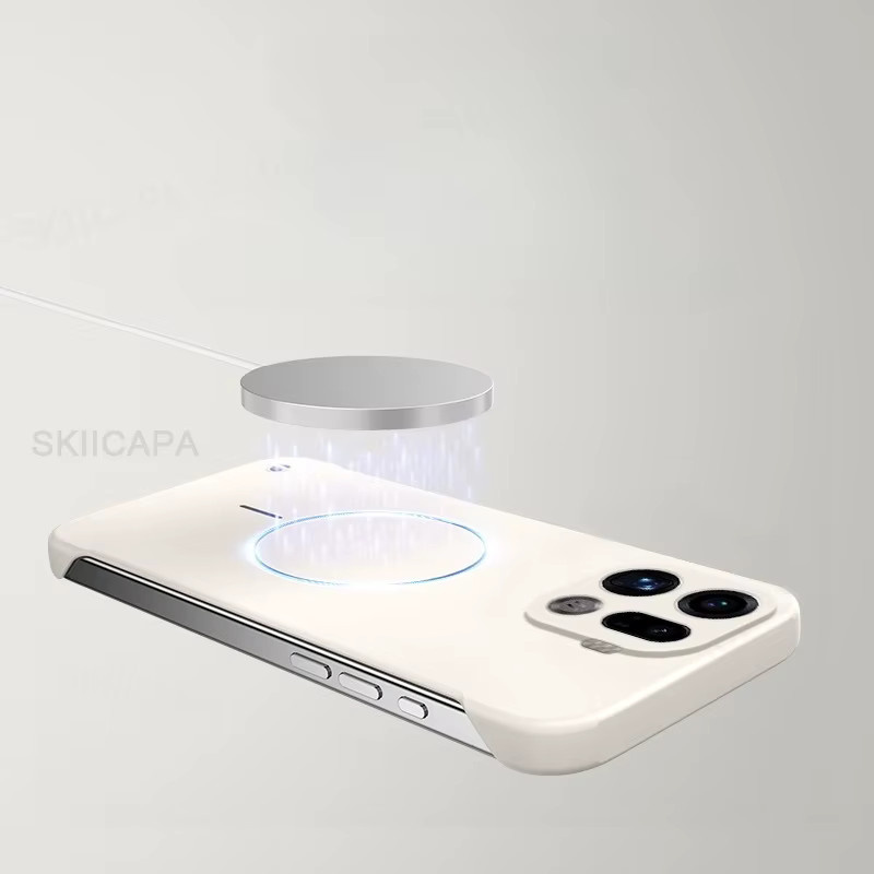 MagSafe Magnetische Rahmenlose Schutzhülle für OPPO Find X9 Pro Ultra von skiicapa in Blau - Bild 2