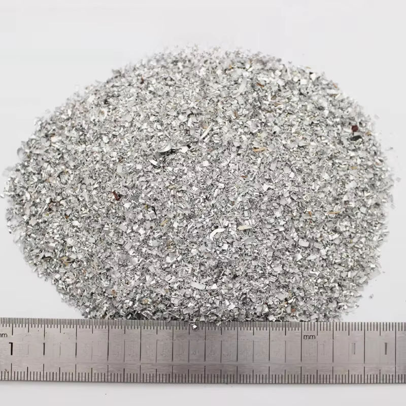 DRAGOCENI Metallspäne aus Messing in Gold und Silber als unregelmäßiges Metallkonfetti für CNC-Anwendungen - Bild 4