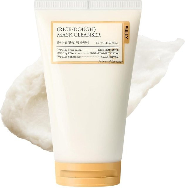 FULLY Reis Teig Maskenreiniger Creme, 130 ml, Unisex - Bild 1
