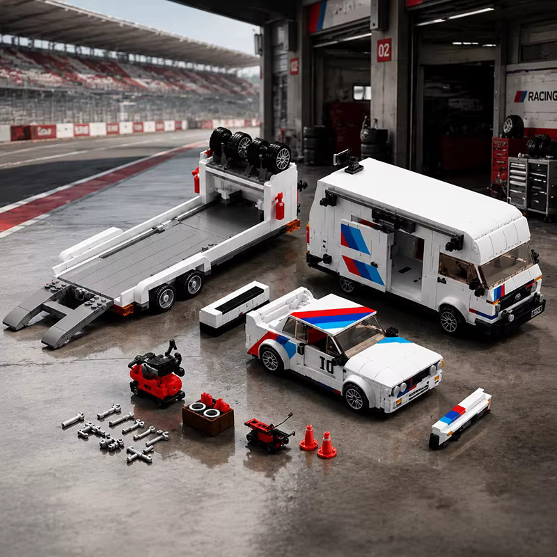 MENBIS Champion Touring Cars Sets MOC, Bausteine Modell, LKW, ab 18 Jahren - Bild 3