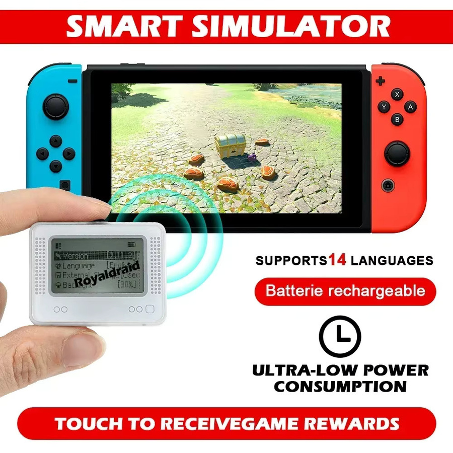HeroAngel AMB Pixl Emulator Simulator mit NFC und Bluetooth für Nintendo Switch, WiiU und 3DS - Bild 5