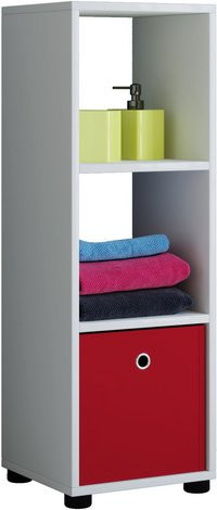 VCM Regal Benas aus Holzwerkstoff in Weiss, B/H/T: 30 x 93 x 31 cm - Bild 1