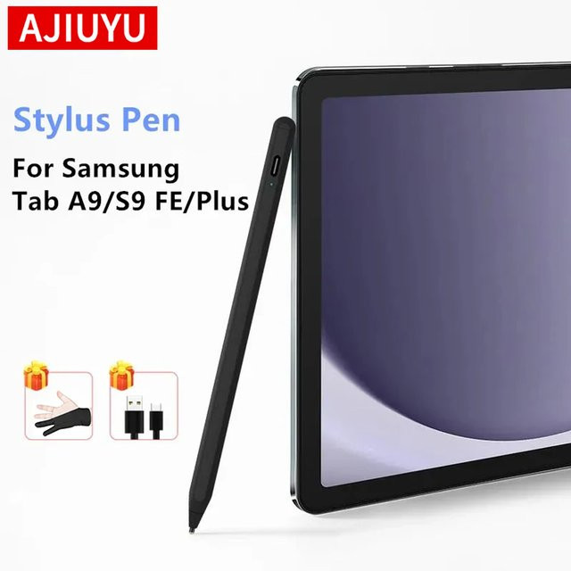 Samsung Stylus-Stift für Galaxy Tab S10, S9, S9 FE, S9 FE Plus, S9 Ultra, A11, A9 und A9 Plus Tablet in Schwarz - Bild 1