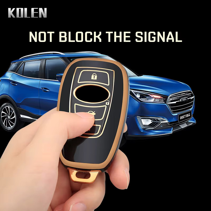 KOLEN TPU Schlüsselhülle für Subaru Remote Key Case Cover in Schwarz - Bild 2