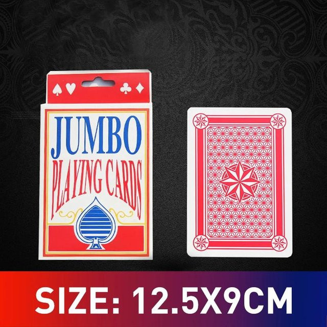 Binchi Outdoor Equipment Mini Poker, A4 Big Card, Rot, ab 12 Jahren - Bild 1
