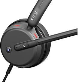 EPOS IMPACT 460T On-Ear Headset Schwarz, kabelgebunden mit USB-C und USB-A, zertifiziert für Microsoft Teams - Bild 2
