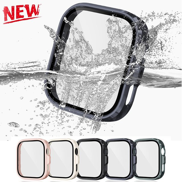 OAKCHARM Uhrengehäuse, gehärtetes Glas und PC, Schwarz, Unisex - Bild 1