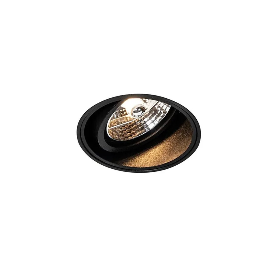QAZQA Impact 70 Moderner Einbau Spot Schwarz, Trimmlos, Dimmbar, GU10, Aluminium - Bild 2