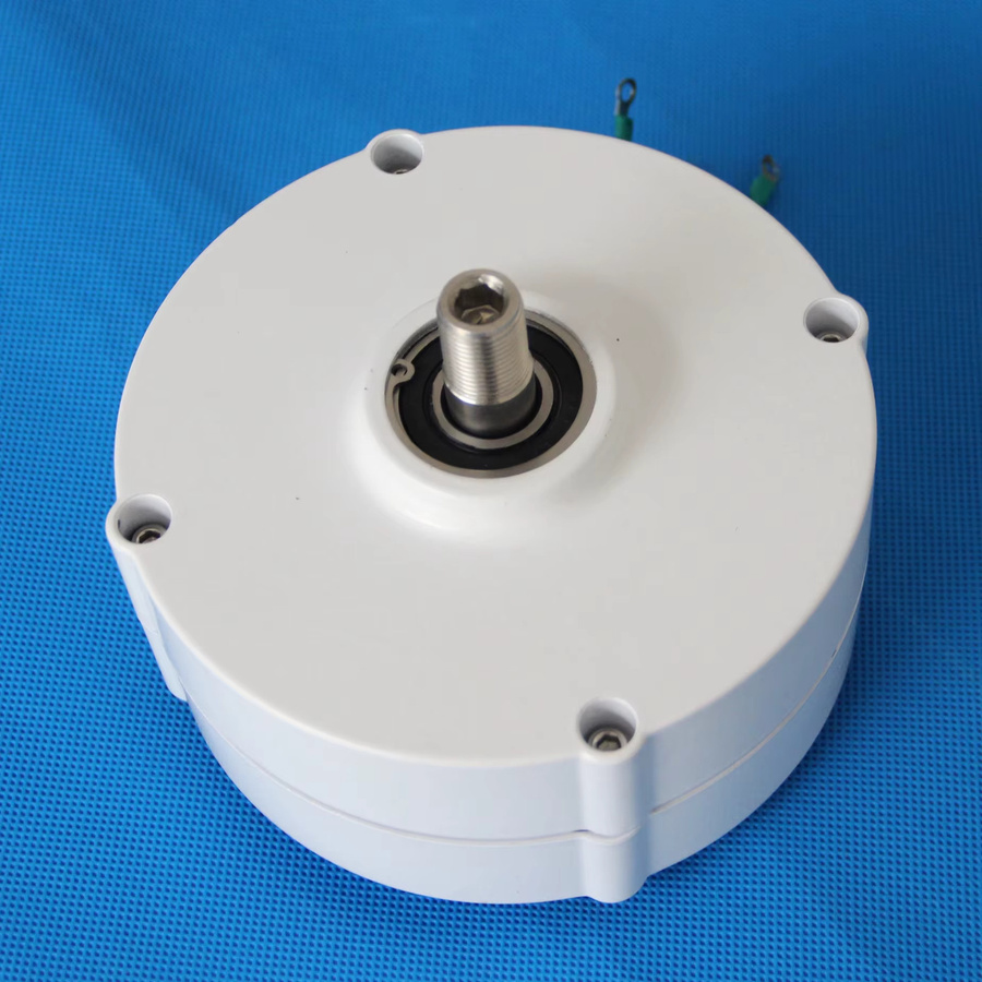 KUOXUAN Permanent Magnet Generator PMG Niedrigdrehzahl Dynamo mit Gleichrichter für DIY Windturbinen in Weiß - Bild 2