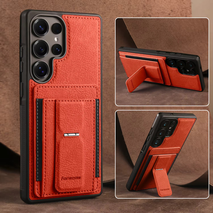 Handyhülle mit Kartenfächer und Kickstand für Samsung Galaxy S26 Ultra S25 Plus S24 S23 S22 in Blau - Bild 2