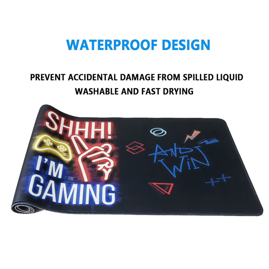 Großes Gaming-Mauspad Schreibtischpad für Tastatur und Maus, 3D-Spielmauspad für dein Zuhause, Breite: 80 cm, Tiefe: 30 cm - Bild 6
