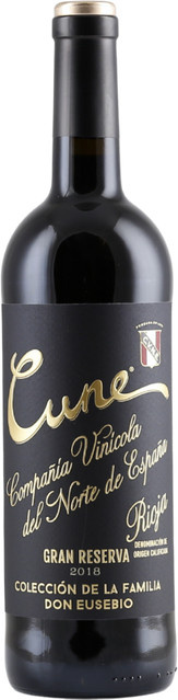 Cune, Colección de la Familia Don Eusebio Gran Reserva, Tempranillo, trocken, Rotwein, 2018, 0,75 l - Bild 1