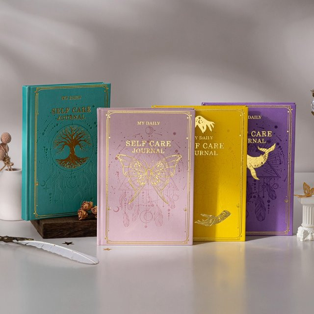Kreatives A5 Reisetagebuch im Vintage-Stil mit Hardcover und linierten Seiten aus Kunstleder in Pink für Damen und Herren - Bild 1