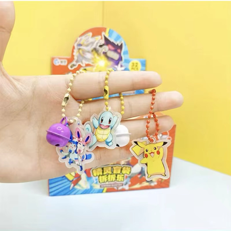 Bandai Pokémon, Figuren Blind Bag Box, Acryl-Anhänger Schlüsselanhänger, 32-teiliges Set - Bild 3