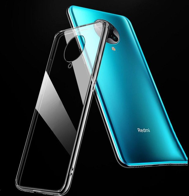 Xiaomi Poco F2 Pro Handyhülle aus transparentem TPU in schlanker Soft-Design-Optik - Bild 1