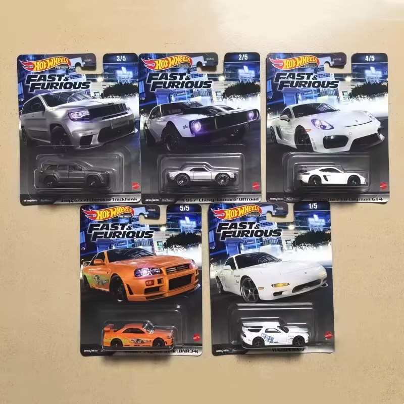 Hot Wheels Fast & Furious Skyline Mazda Camaro, Druckguss-Modellauto, ab 5 Jahren - Bild 2