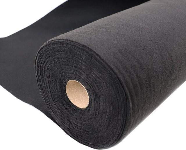 Aquagart Unkrautvlies Mulchvlies Bodengewebe aus Polyester in Schwarz, 15 m², 150 g/m², Breite: 1 m - Bild 1