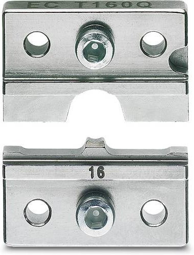 Phoenix Contact Crimpgesenk CF 500/DIE RC 16 1212257 für unisolierte Kabelschuhe bis 16mm² in Silber - Bild 1