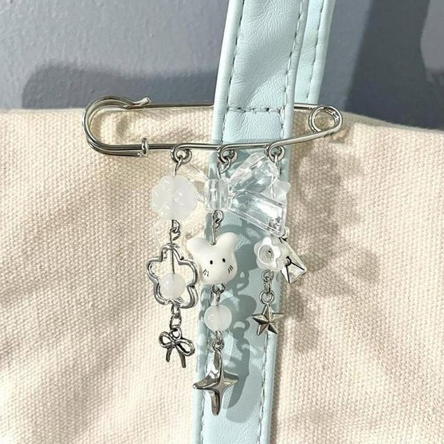 Lucky Star Jewelry Anhänger Sterne Kuchen, Metall, Silber, Kristall, Unisex - Bild 1