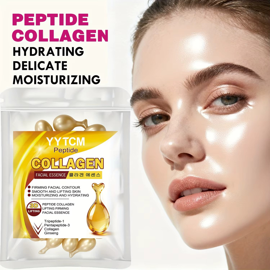 yytcm Polypeptid-Kollagen-Essenz-Kapseln, mit Squalan, Fulleren und Ginseng, 30 Kapseln - Bild 6